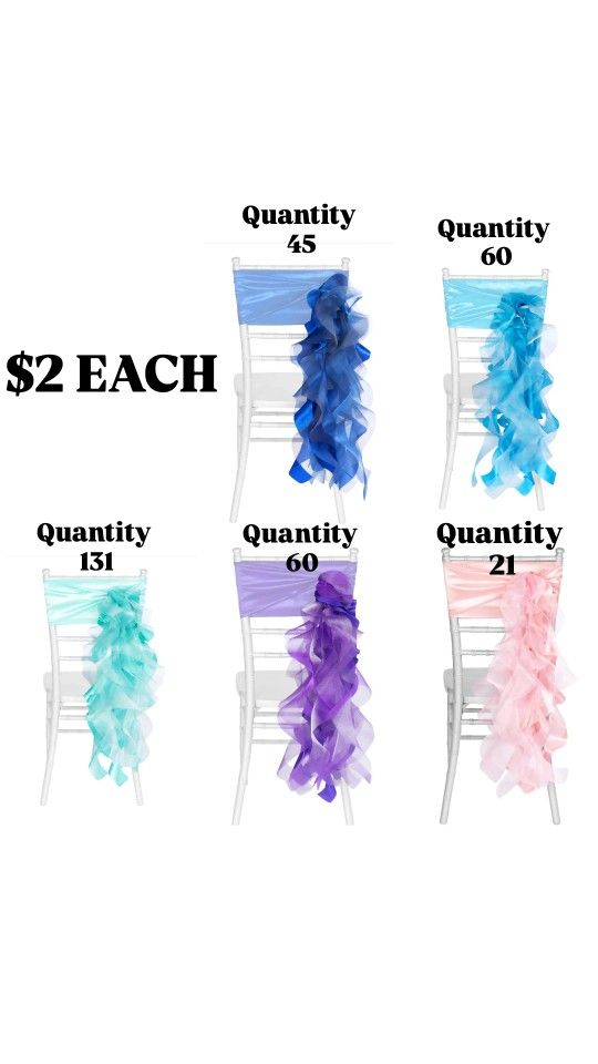 Chair Sashes