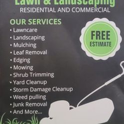 End Of Season Lawn Cuts And Yard Clean Ups!