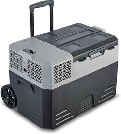 52L Portable Refrigerator on Wheels
