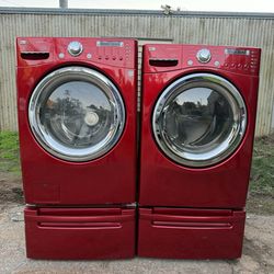 LG washer and gas dryer