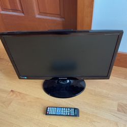 Samsung Syncmaster TV 22” Full HD LCD HDTV VGA Monitor w/ Stand Remote *FOR PARTS OR REPAIR*