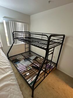 Twin over full bunk bed frame