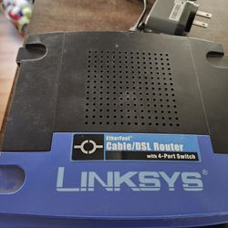 LINKSYS cable/dsl router with 4 port switch. 