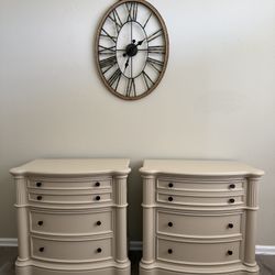 Gorgeous Pair of Oversized Nightstands