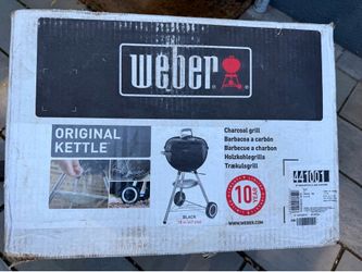 Weber charcoal grill