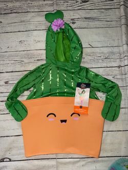Hyde & EEK Toddler Potted Cactus Halloween Costume 2T-3T
