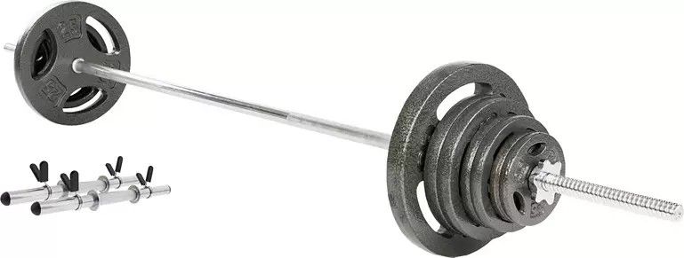 Brand NEW 135lb Barbell Set & Utility Bench