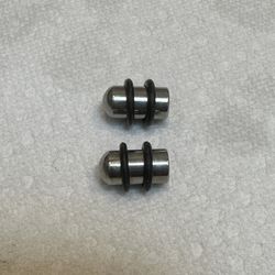 Stainless Steel Ear Plugs/Gauges Pair