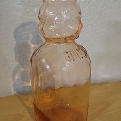 Vintage Pink Brookfield Double Face One Quart