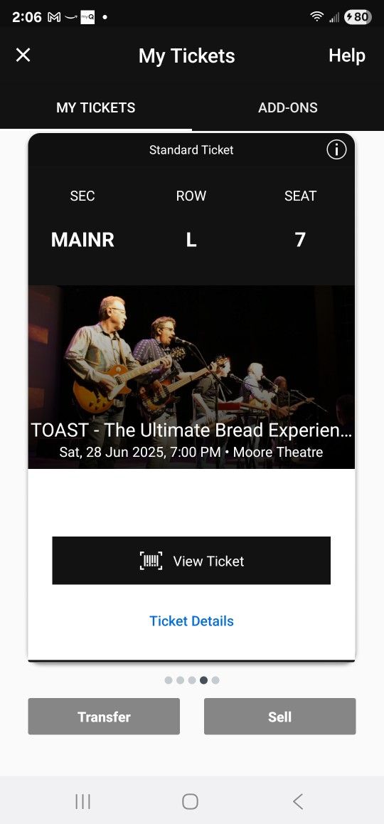 Concert Tickets