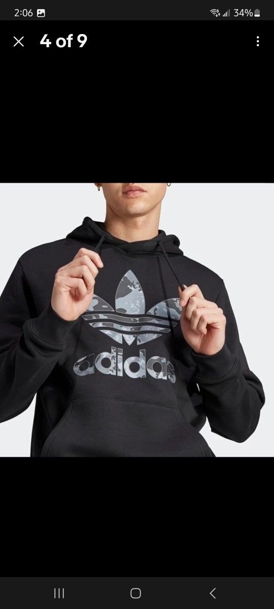 NWT Adidas Camo Hoodie