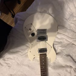 White First Act Guitar 