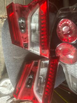 Car Tail Lights Set Red Clear Lens