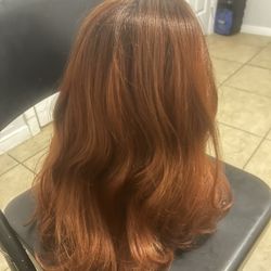 Auburn Lace Front Wig