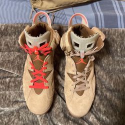 Jordan 6 Retro Travis Scott British Khaki 12.5