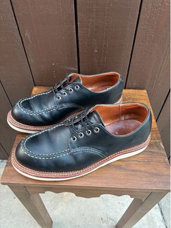 Red Wing 8106 Black Chrome Oxford SIZE 10D