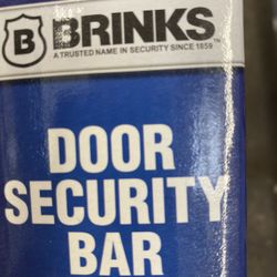 Door security bar