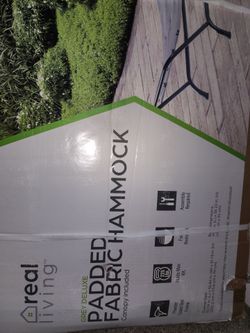 Real living Gray padded Hammock