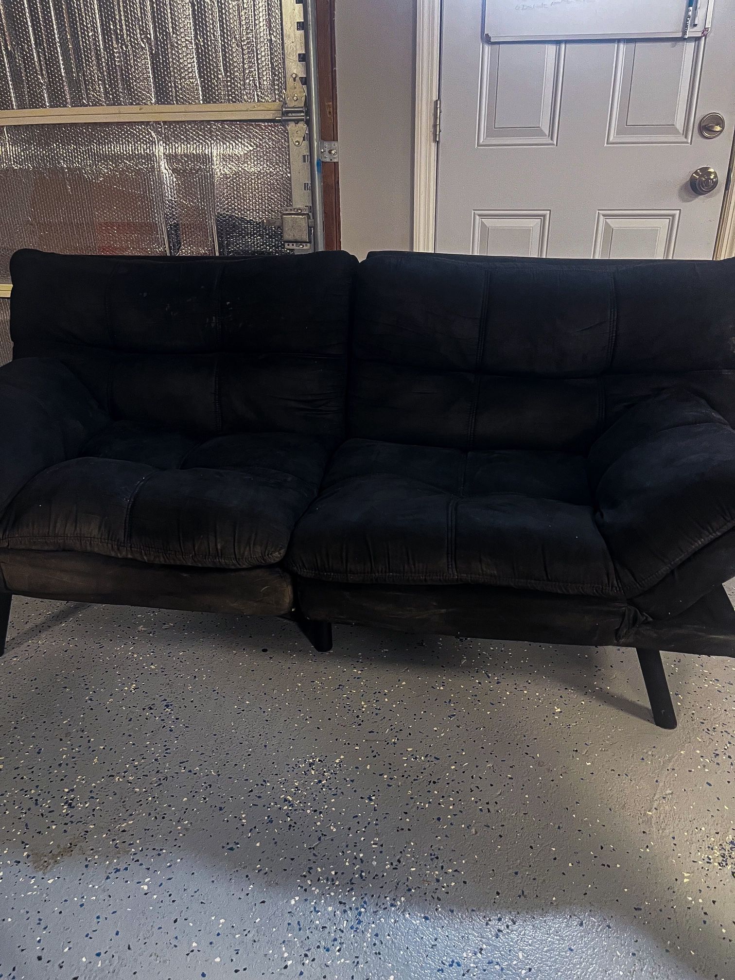 Black Cozy Futon