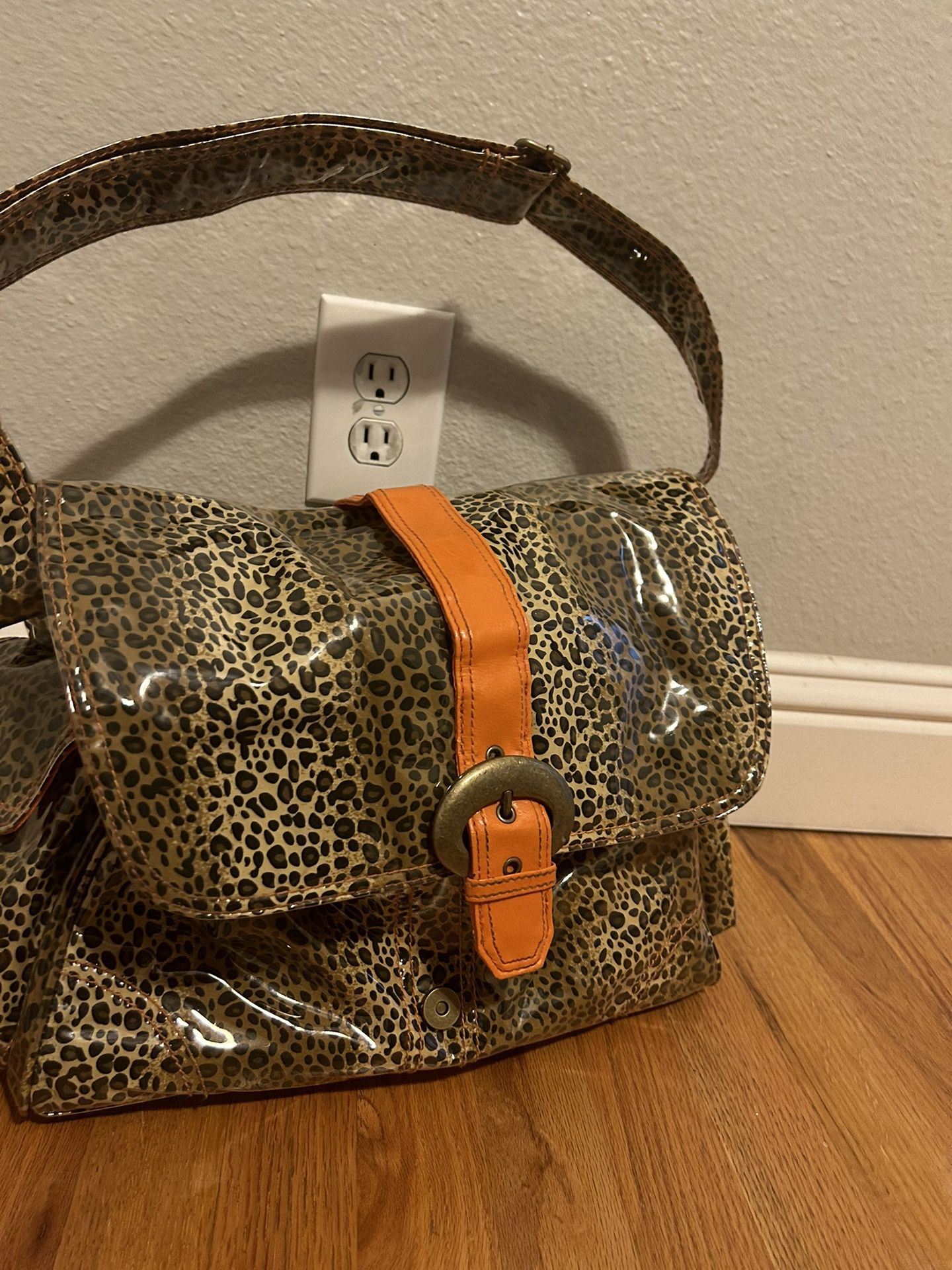 Leopard Print Diaper Bag