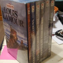 Boxed Set Of 5 Louis L'Amour Books The Sacketts