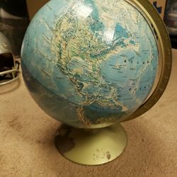Vintage Antique Rand McNally Globe 