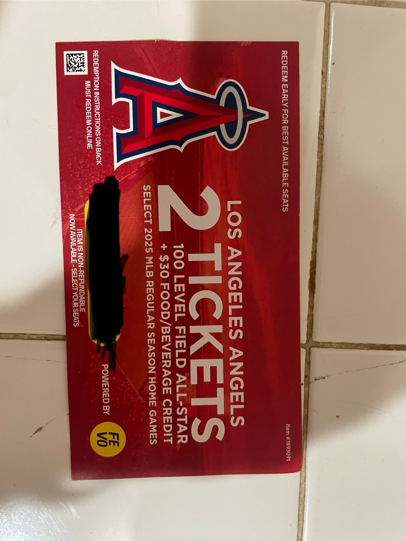 Angel’s tickets For Sale