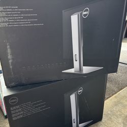 2-Dell 24” Ultrasharp Monitors