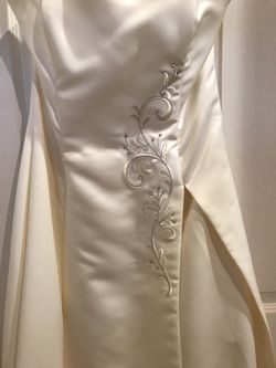 Wedding dress, veil and wraps