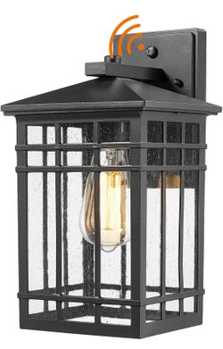 New Dusk to Dawn Outdoor Wall Lantern,Exterior Wall Mount