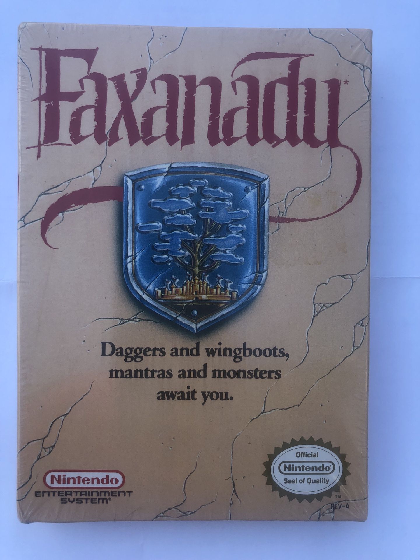 Faxanadu (Nintendo NES) NEW SEALED H-SEAM, RARE RPG