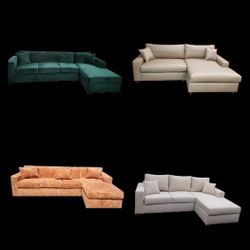 BRAND NEW  9X5.5FT AND 7X9FT SECTIONAL CHAISE COUCHES SOFA 