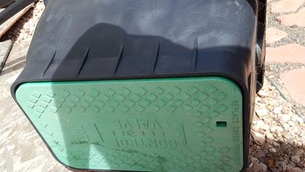 Sprinkler system valve box + pvc pipe