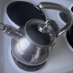 Princess House  Barrington Tea Kettle,Stainless Steel