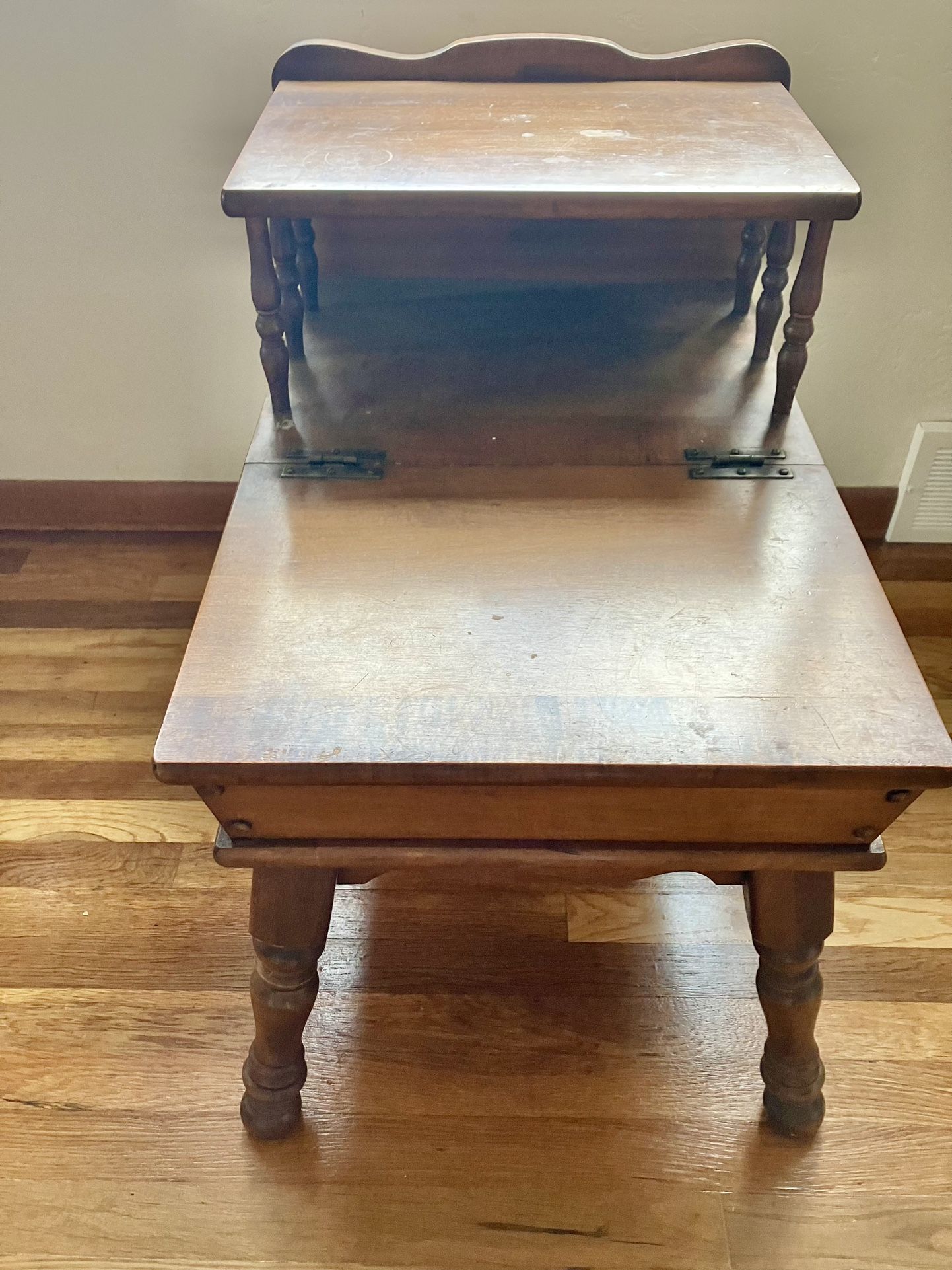 Vintage Wooden End Table