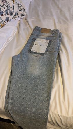 Purple jeans