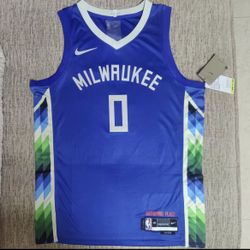 Lillard Nike Bucks Jersey Size Medium-XL