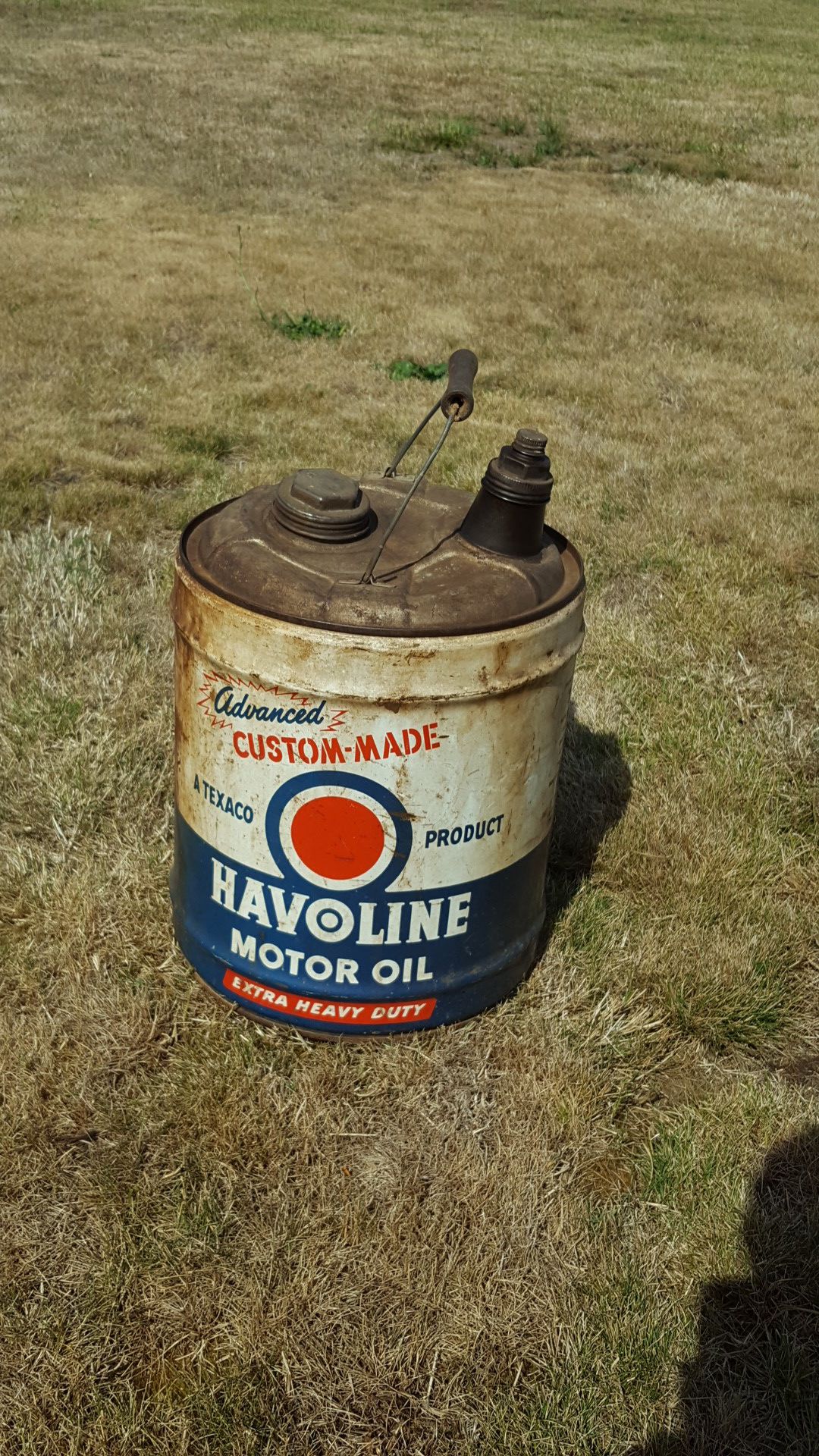 Old antique oil can.