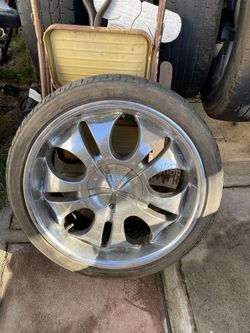 20” Crome rims and tires