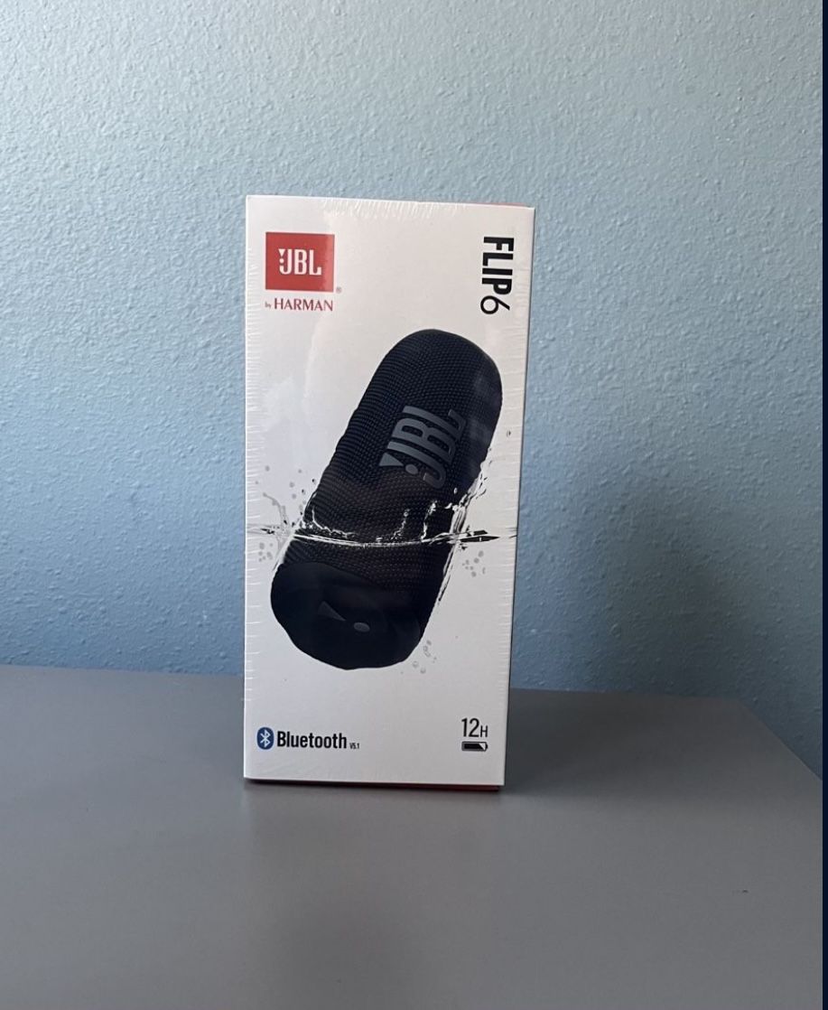 Brand New JBL Flip 6 Speaker System - Black