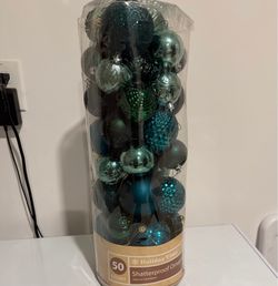 Christmas Ornaments Turquoise Mint