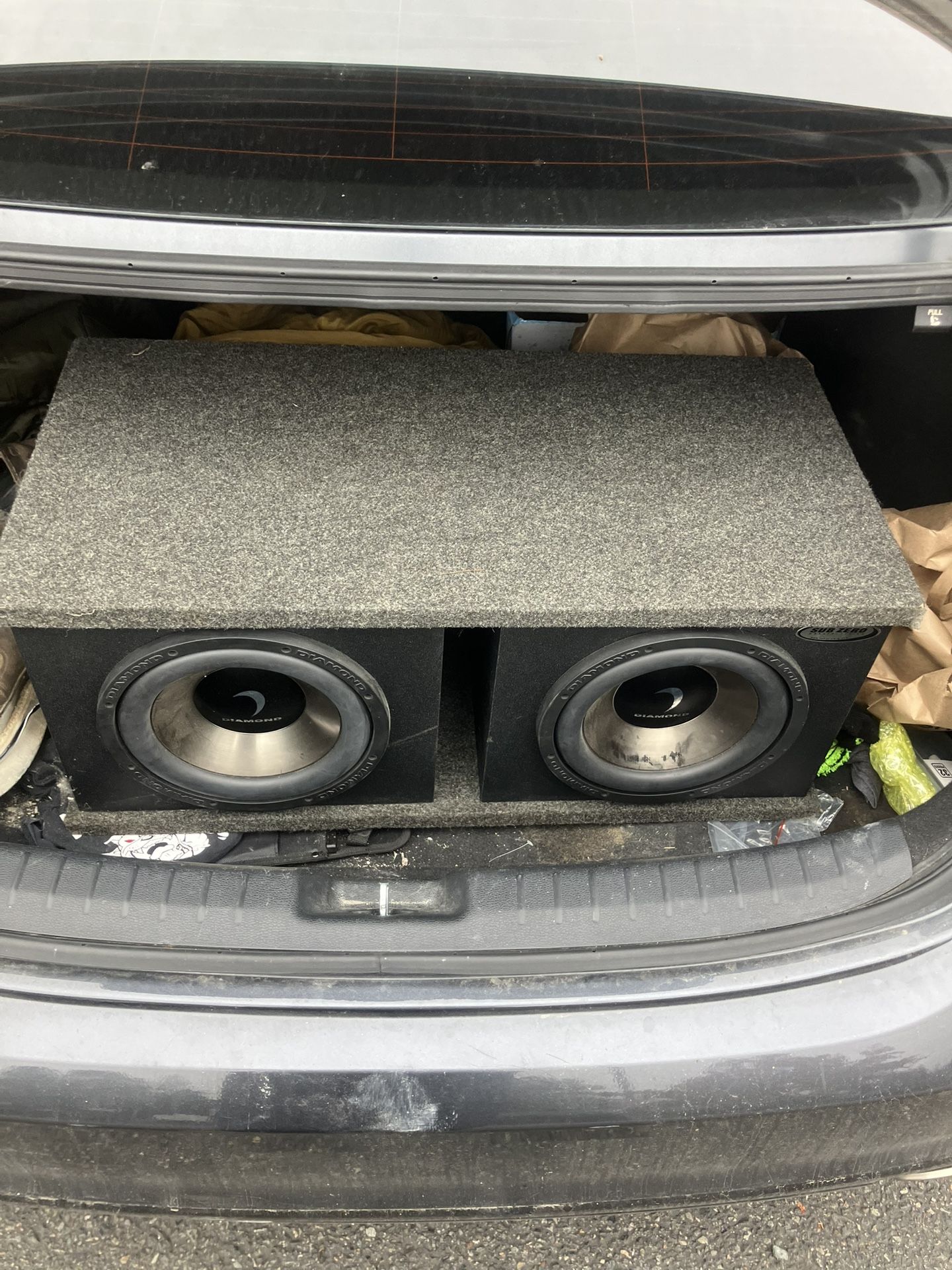 Diamond Sub Woofers W Sub Zero Box 10”