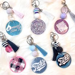 Custom Keychains Bag Charms $5