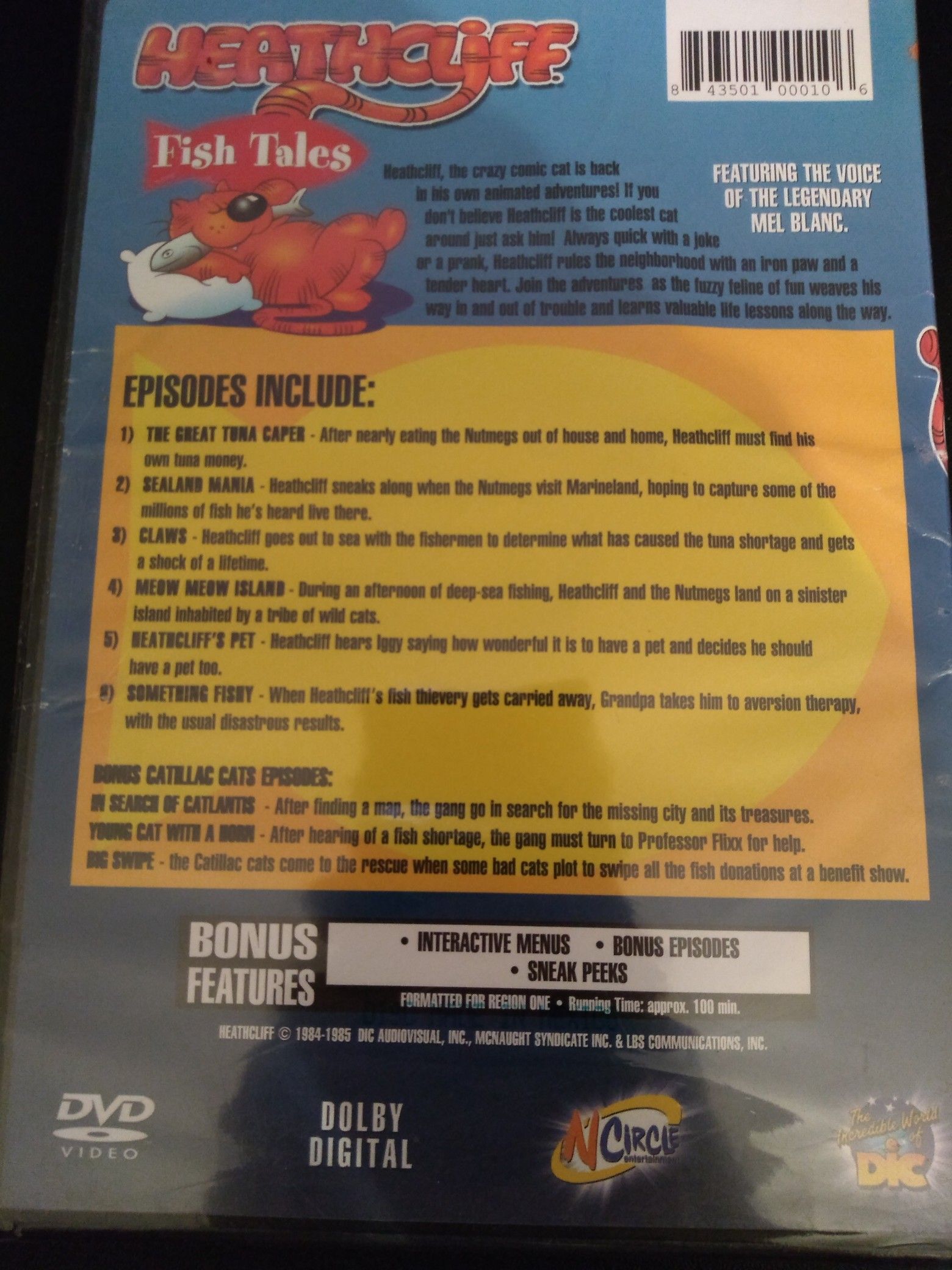 HEATHCLIFF Fish Tales (DVD) NEW! for Sale in Lewisville, TX