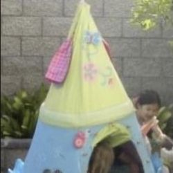 Outdoor Or Indoor Tent Swing With Windows And Cute