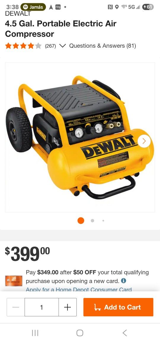 Dewalt Compressor