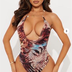 Fashion Nova Mesh Bodysuit 