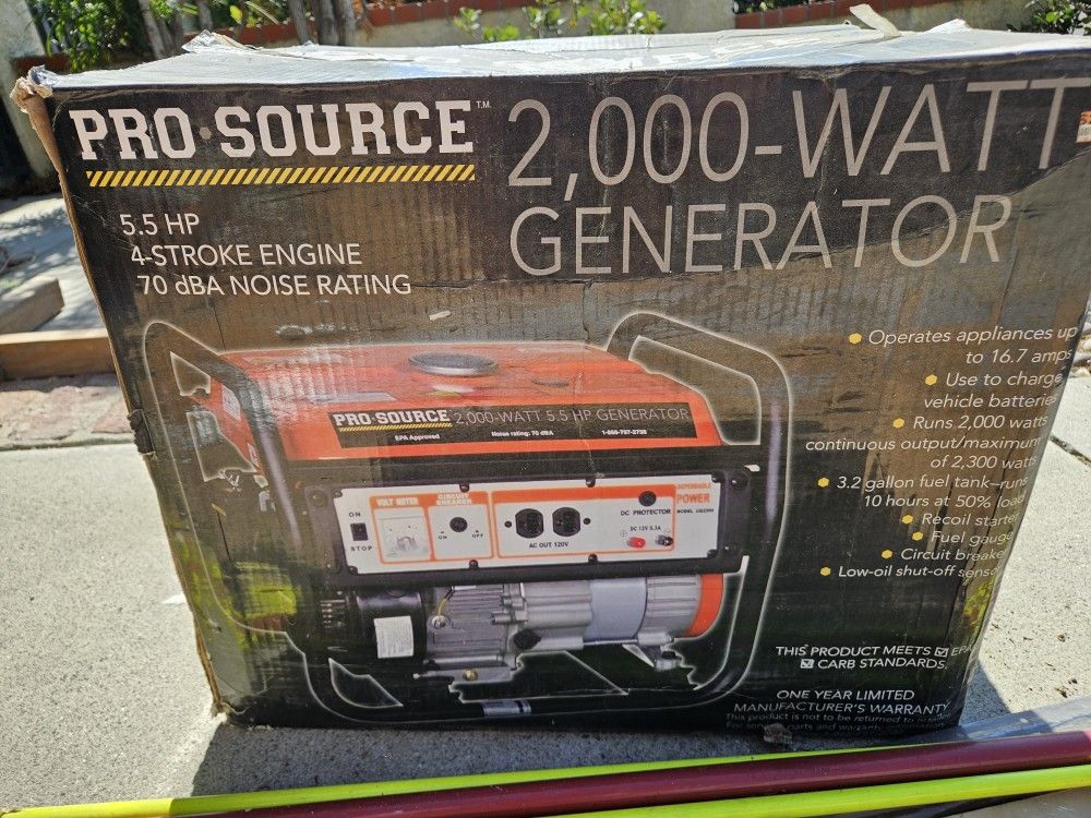 Pro Source 2000watt 4stroke Gas Generator