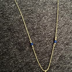 Vintage Avon Signed Cloisonne Pendant Necklace Gold Tone Delicate Dainty