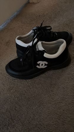 Chanel Black Low-Top Sneakers